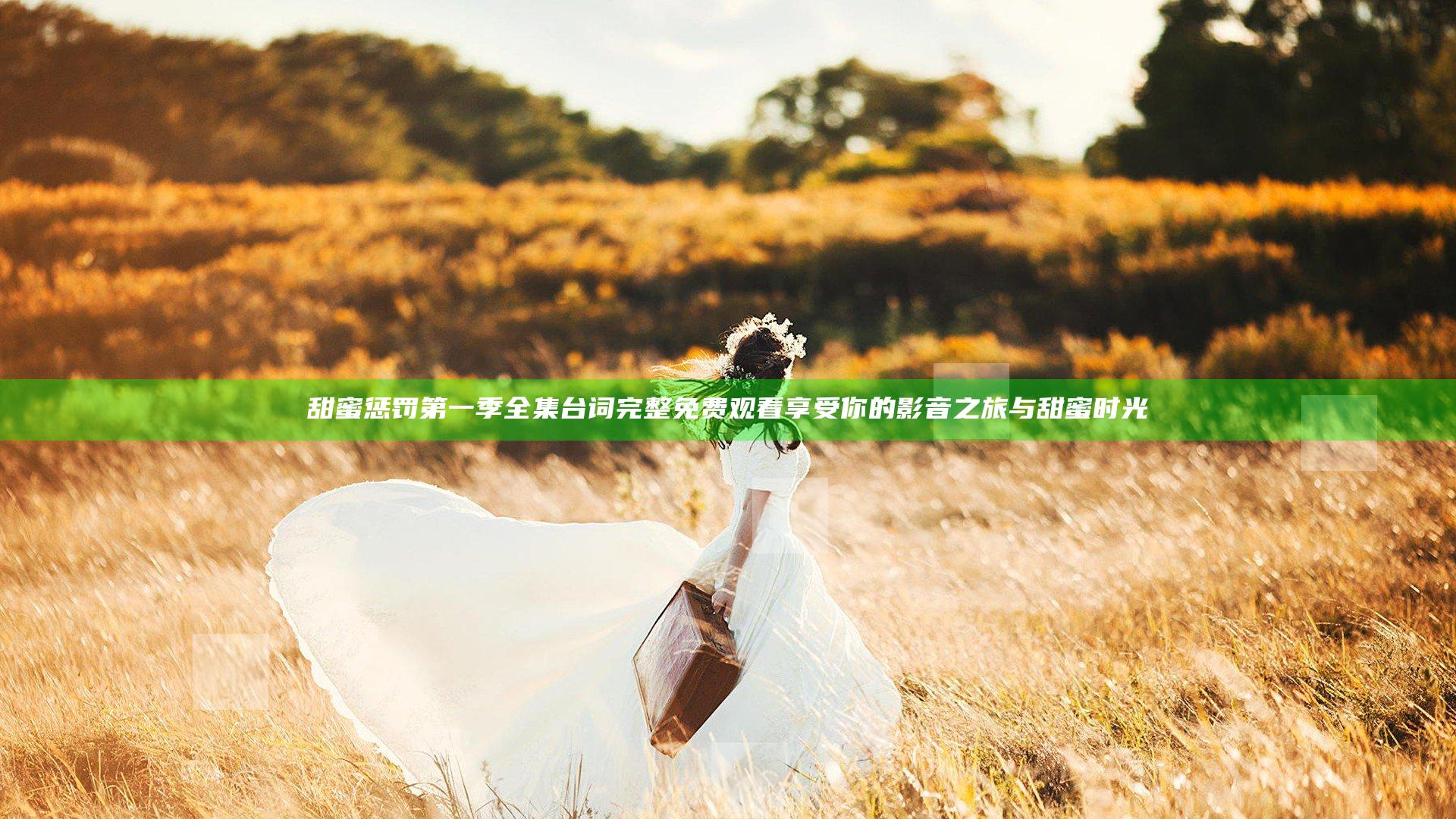 甜蜜惩罚第一季全集台词完整免费观看享受你的影音之旅与甜蜜时光